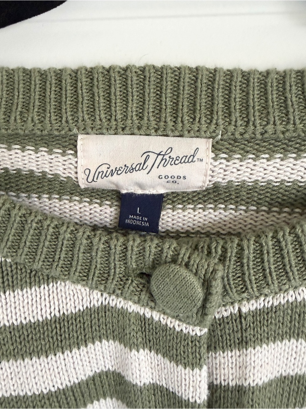 Universal Thread Striped Button Down Cardigan - Picture 4 of 8